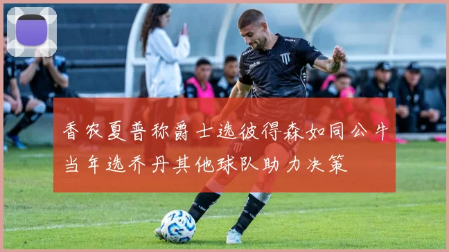 香农夏普称爵士选彼得森如同公牛当年选乔丹其他球队助力决策