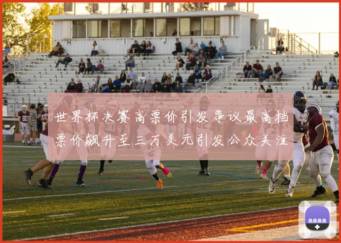 世界杯决赛高票价引发争议最高档票价飙升至三万美元引发公众关注